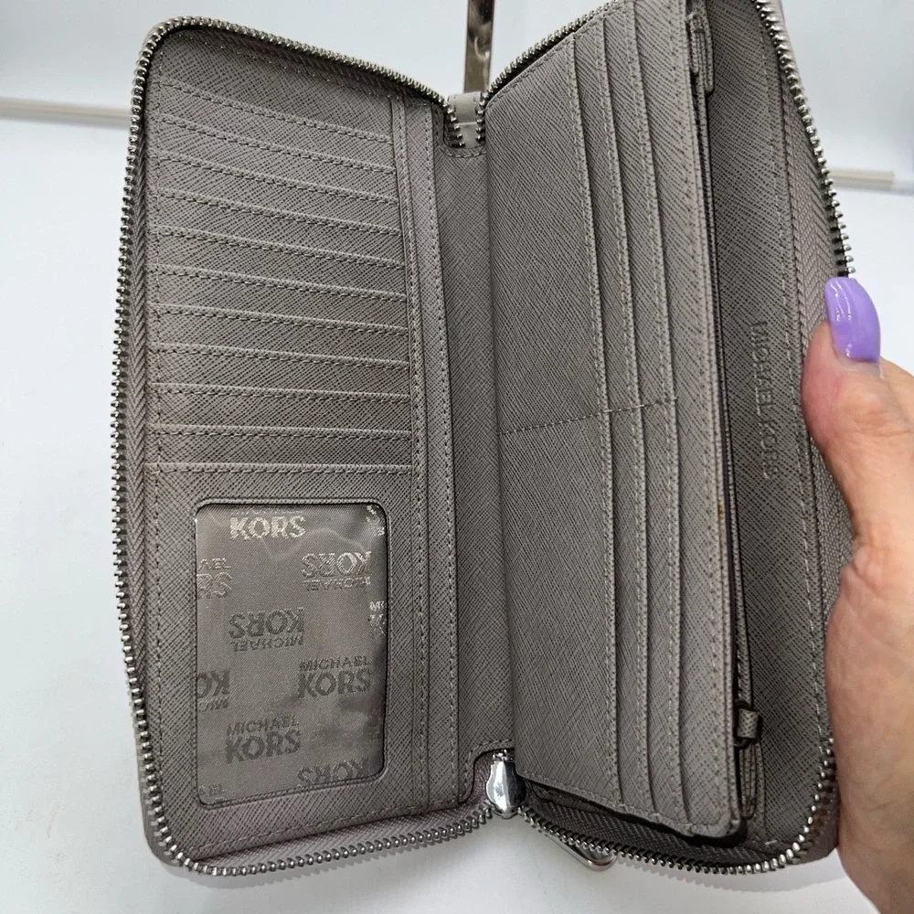 Michael Kors Signature Zip Around Wallet/Wristlet